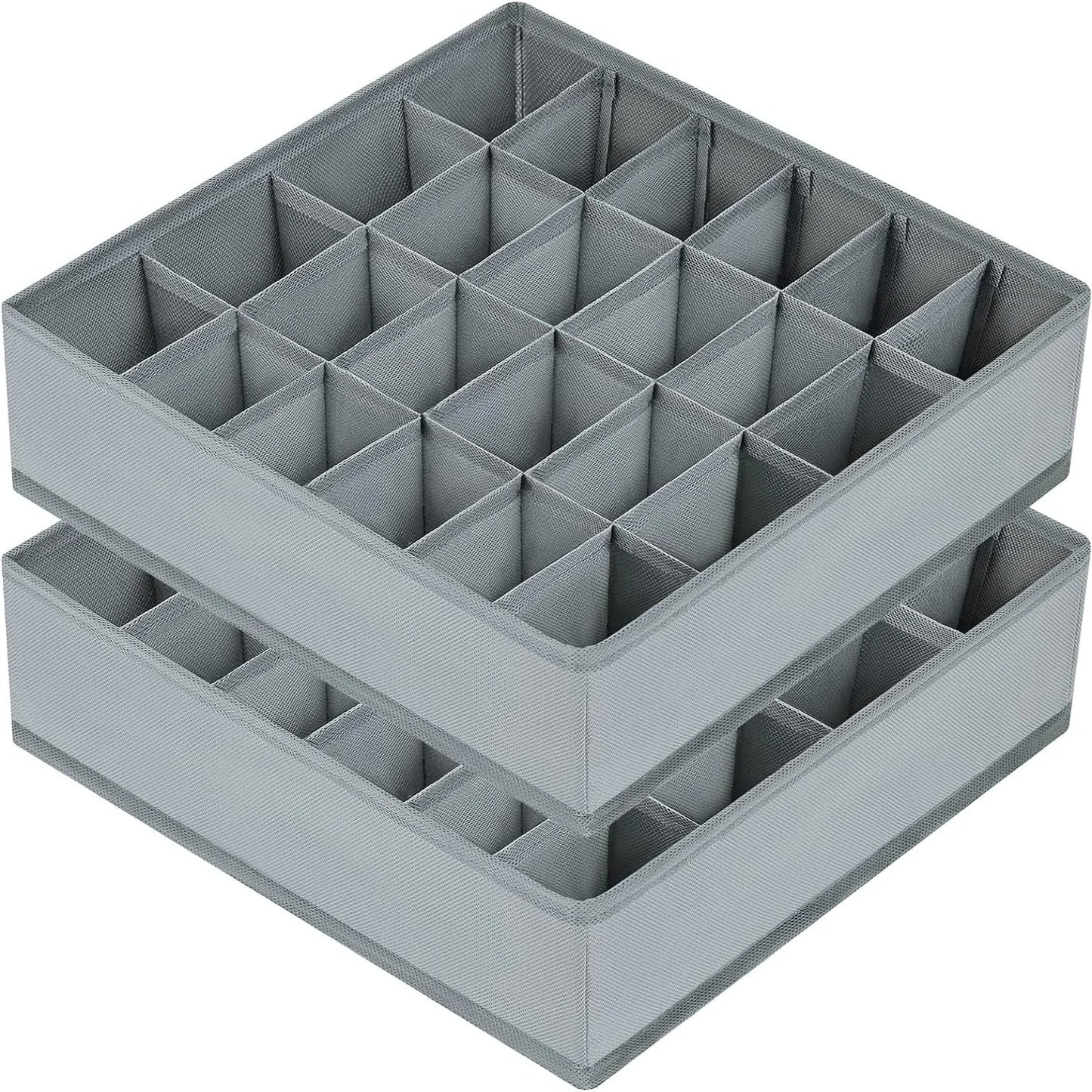Underwear & Sock Storage Organizer Box – Bra, Socks & Clothing Drawer Divider for Wardrobe & Cabinet Organization System