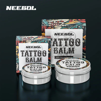 Tattoo Aftercare Butter Balm – Natural Ingredient Cream for Ink Color Enhancement & Moisturizing Old & New Tattoos