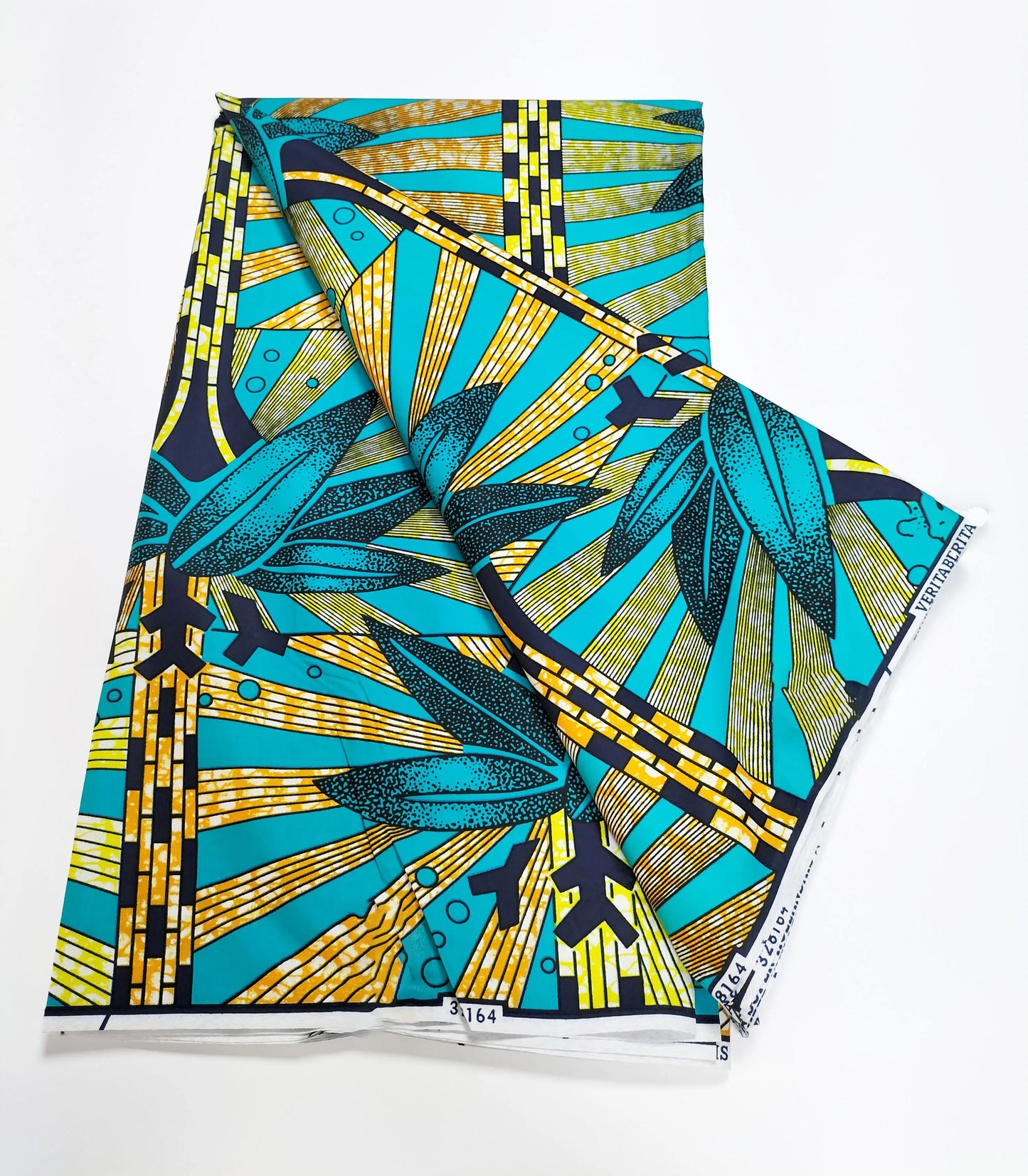African Real Wax Print Fabric - 100% Cotton Nigerian Ankara Sewing Material for Party Dresses