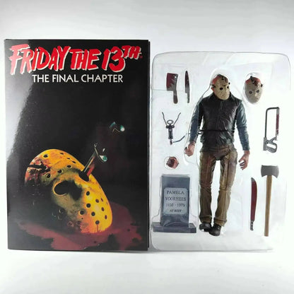 Michael Myers Horror Action Figure - Halloween Pumpkin Decor Toy Collectible Gift for Horror Fans
