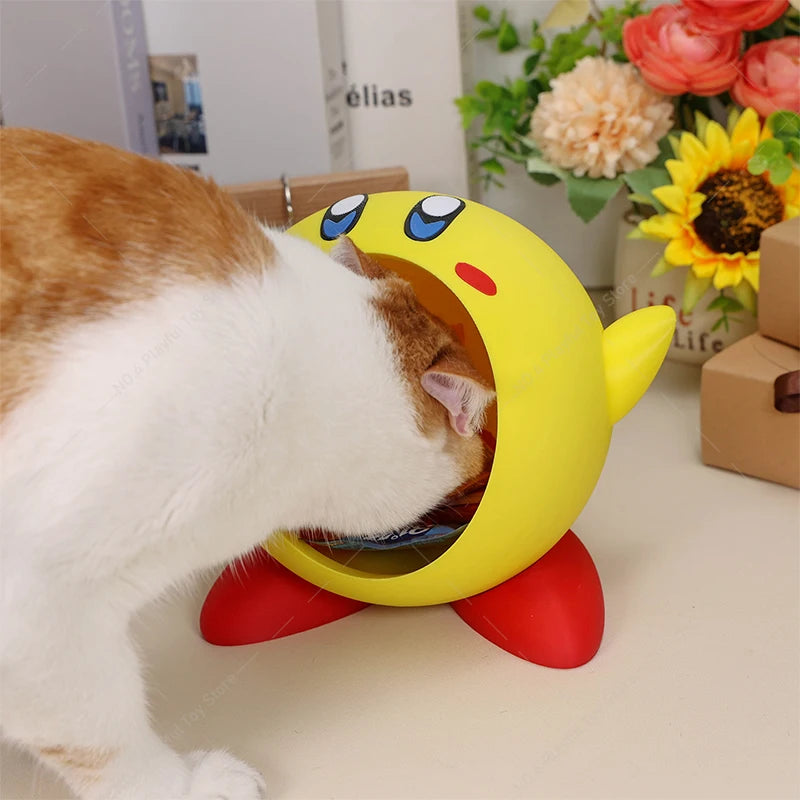 3D Printed Kirby Figures – Pink, Blue, Yellow & Red Cute Anime Doll Models for Desktop Decor & Gifts