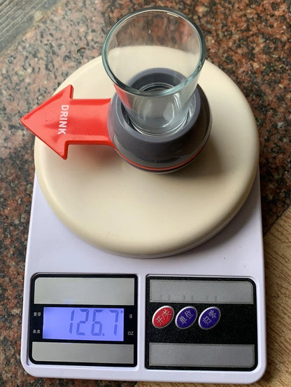 Alcoholic Penalty Turntable Game — Russian Roulette Drinking Toy, Bar Entertainment & Party Booster Props 2023