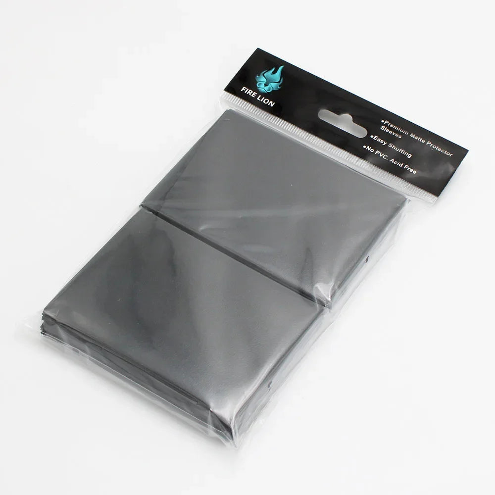 100PCS Matte Colorful Card Sleeves - 66x91mm TCG Trading Card Protectors for Tarot, Board Games & PKM Cards