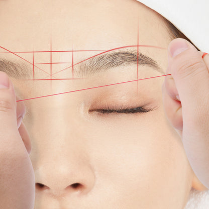 10m Pre-Inked Mapping String for Eyebrows – Microblading & PMU Marker Thread in Box for Tattoo Brow Mapping
