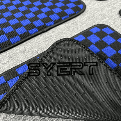 BMW 3-Series E90 Floor Mats - Checkerboard Anti-Slip Carpet Mats for 2006–2012 LHD Models, All-Weather Protection