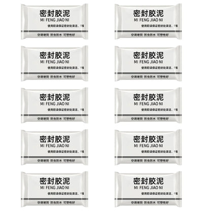 White Waterproof Sealing Putty – Quick-Drying Duct Seal Clay for Pipe Connections, Wall Holes, and Air Conditioner Sealing Repairs
