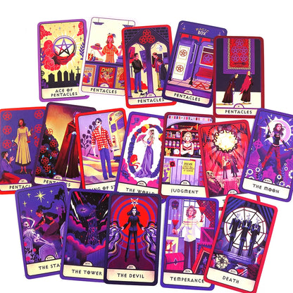 Buffy the Vampire Slayer Tarot Deck – 78 Illustrated Cards for Fortune Telling, Divination & Collectible Game Fans