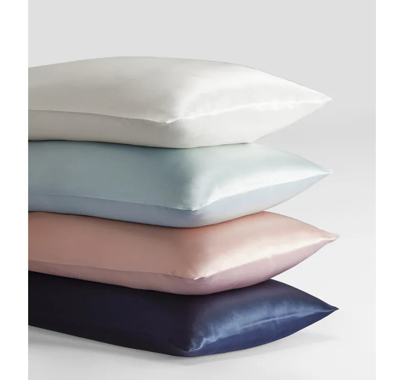 JuwenSilk Mulberry Silk Pillowcase – Soft Satin Silk Pillow Cover for Standard & Queen Size Bedding, Skin & Hair Care Luxury Sleep
