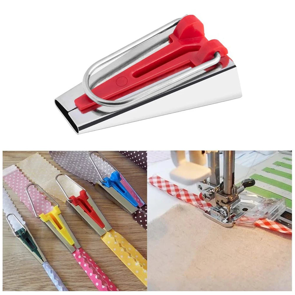 DIY Splicing Cloth Fabric Bias Tape Maker Tool: Quilting & Sewing Edging Device - 6mm to 25mm Width Options