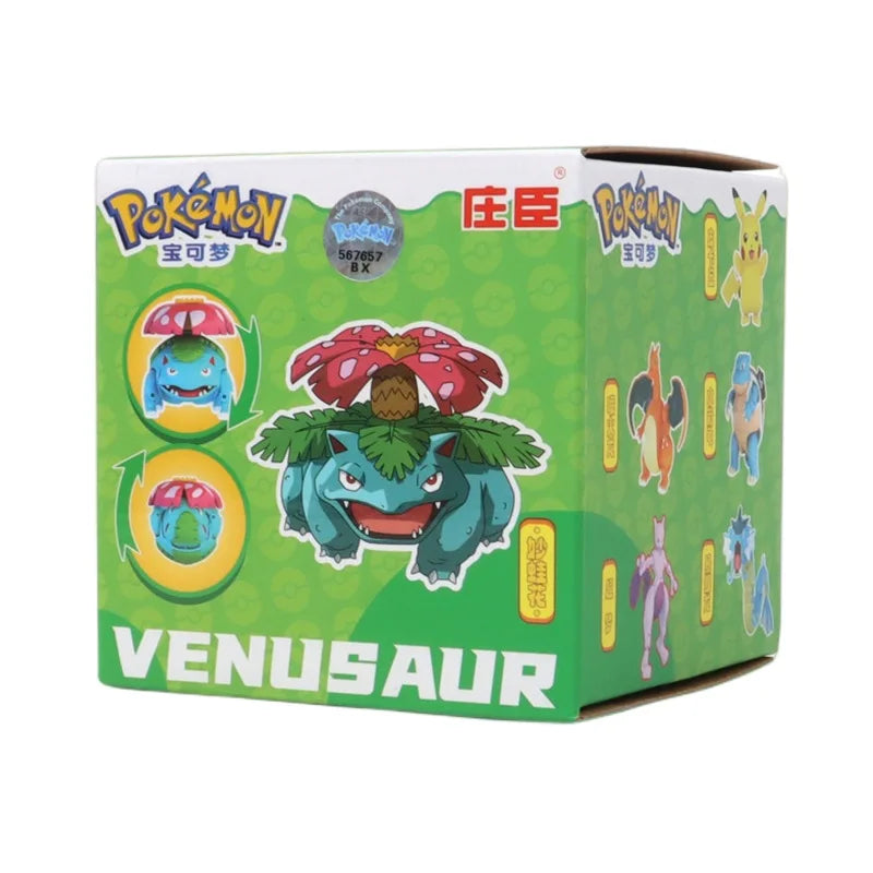 Pokemon Action Figures Set – Pikachu, Gengar, Dragonite, Snorlax & Pokeball Toys