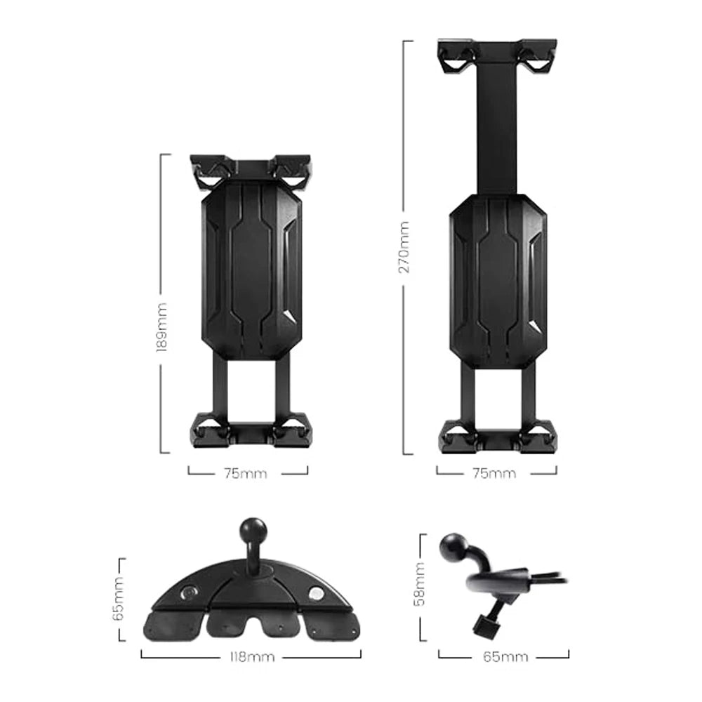 Universal Car CD Slot Mount — Tablet & Phone Holder for 4–14” iPad, Xiaomi, GPS