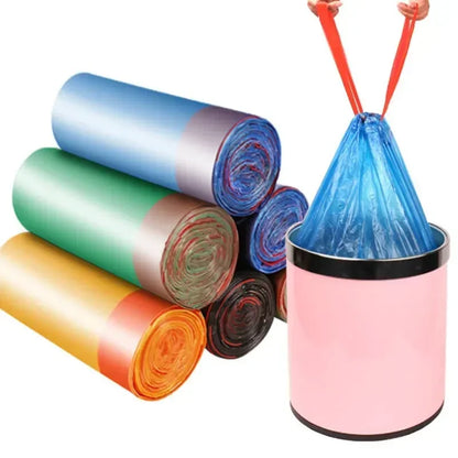 30/300PCS Portable Garbage Bags – Thickened Disposable Trash Bags for Household & Kitchen Use