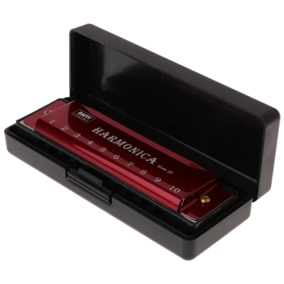 Harmonica Key of C - 10 Hole Diatonic for Beginners, Students & Kids with Case, Gift Ready
