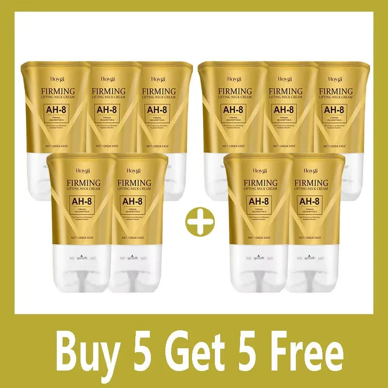 Neck Wrinkle Cream with Massage Roller – Firming, Whitening & Moisturizing Neck & Chin Care