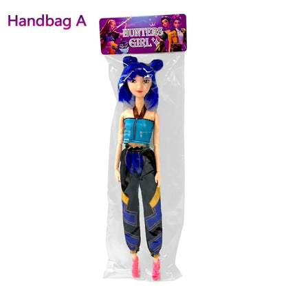 NEW KPop Demon Hunters Doll Toy — Rumi Mira Zoey Action Figure, Princess Baby Girl DIY Plastic Toy for Girls