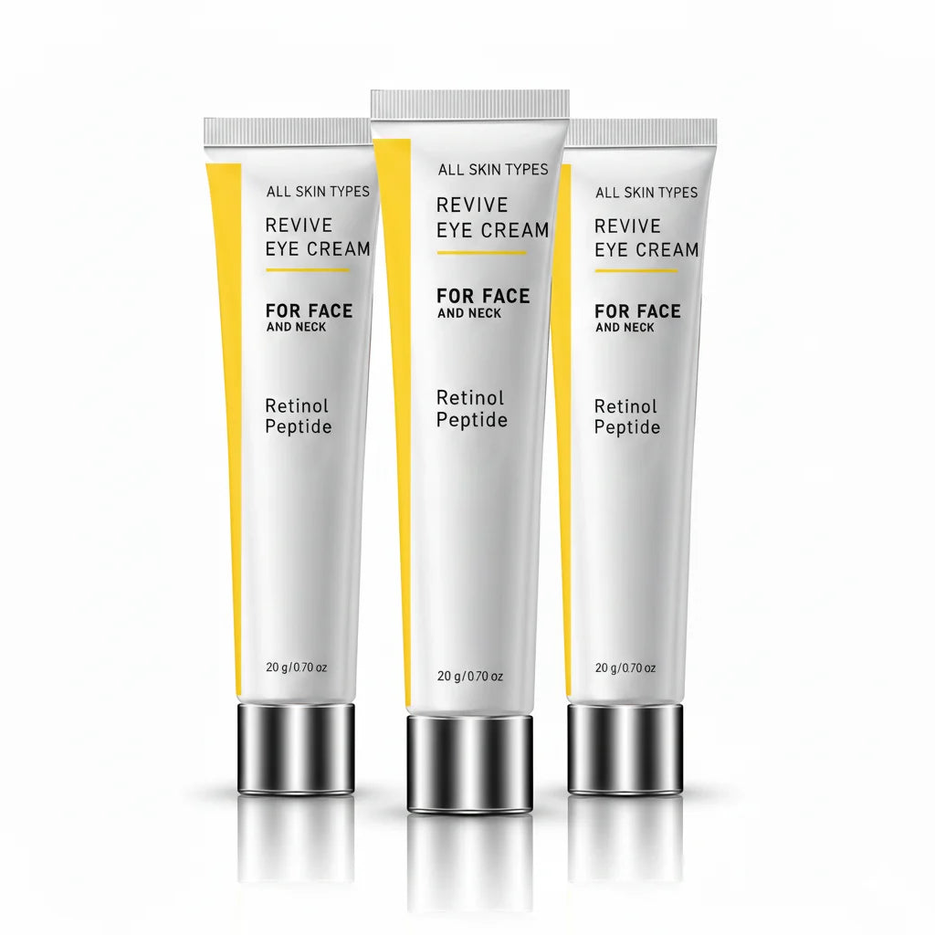 Revive Polypeptide Retinol Eye Cream – 20g Anti-Aging Moisturizer with Peptides and Hyaluronic Acid for Face, Neck & Eye Care