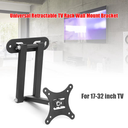 Universal Retractable TV Wall Mount Bracket – Load-Bearing 30KG for 17-32" LCD Monitors & TVs