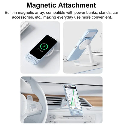 Magnetic Phone Case with Keyboard - All-in-One Wired External Keyboard Case for iPhone 16 Pro Max & 17 Pro Max