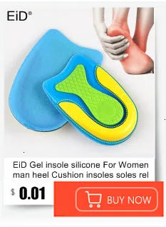 EiD Magnetic Therapy Foot Insoles – Soft Acupressure Sports Cushion for Men & Women