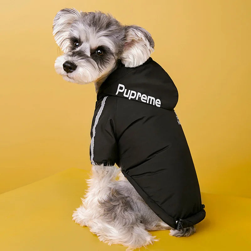 Waterproof Reflective Dog Coat – Warm Fleece Jacket for Small & Medium Dogs, Winter Raincoat for Puppies & Chihuahuas