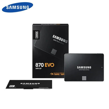 SAMSUNG 870 EVO SSD – 1TB, 2TB, 500GB, 250GB Internal Solid State Drive, SATA3 2.5 Inch for Laptop & Desktop PC