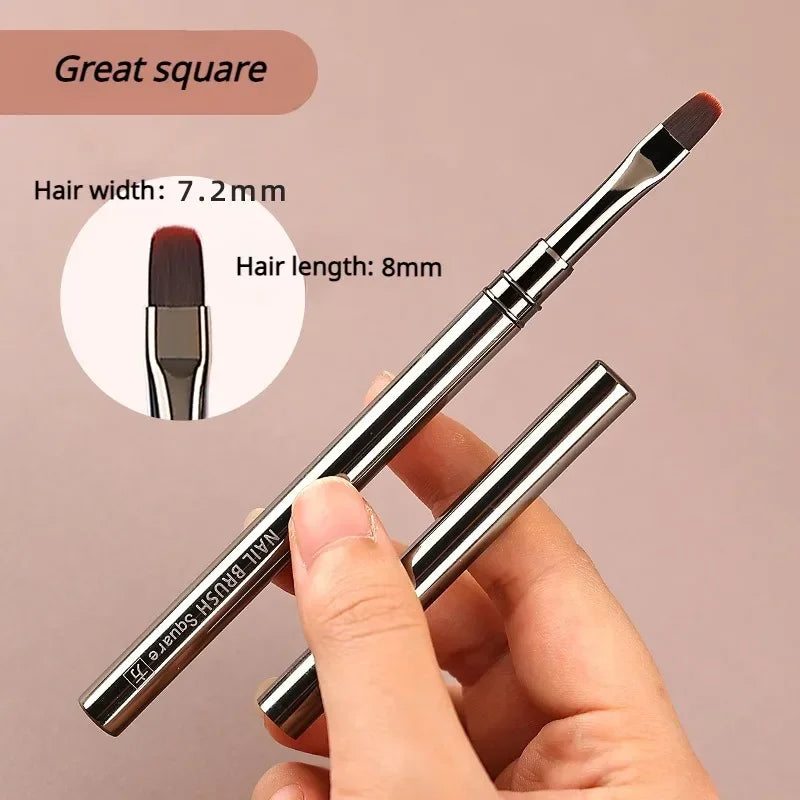 Nail Art Liner Brushes – Striping & Drawing Pens for Elongated Lines, 6–25mm Professional Manicure Design Tools