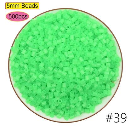 5mm Fuse Beads for Kids – Animal & Creative DIY Perler Hama Beads, Educational Pixel Puzzle, Iron Pegboard Mosaic Pattern Toy