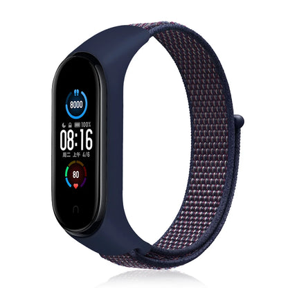 Nylon Loop Strap for Xiaomi Mi Band - Adjustable Sport Wristband Bracelet for Mi Band 3 4 5 6 7 8