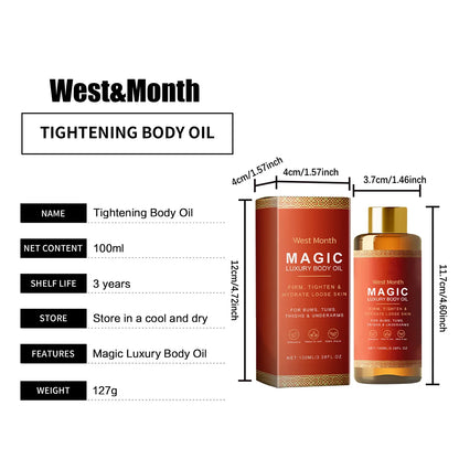 Body Firming & Lifting Oil – Moisturizing Skin Care for Sagging, Fine Lines & Brightening