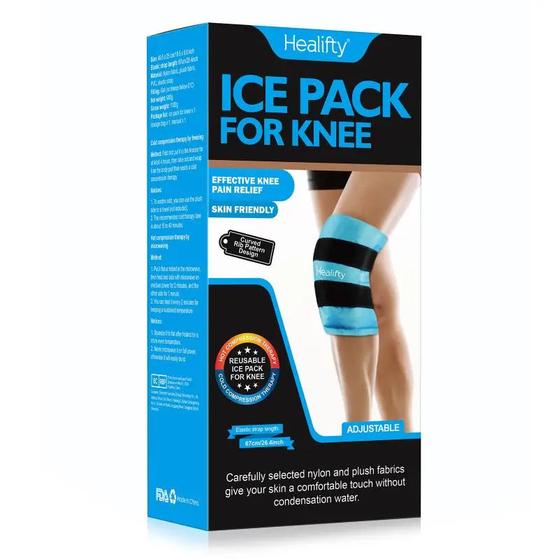Large Reusable Ice Packs – Cold Compress for Surgery, Knee Pain, Soft Tissue Injuries & Instant Relief