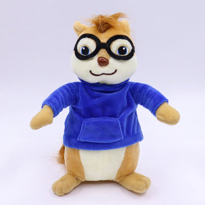 3PCS Alvin and the Chipmunks Plush Toys – 20CM Kawaii Stuffed Animals for Kids Christmas Gift