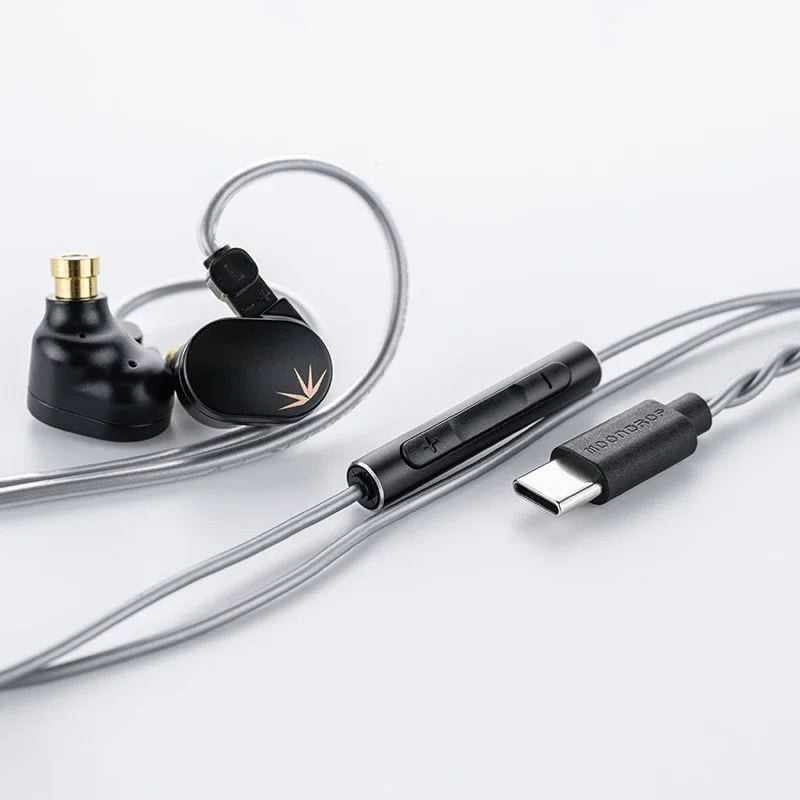 MOONDROP CHU II HiFi Earphones - Dynamic Driver IEMs with Detachable Cable In-Ear Music Headphones