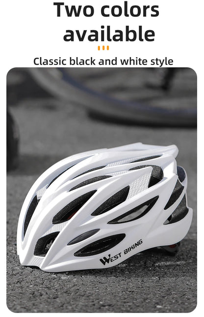 WEST BIKING Ultralight Cycling Helmet - Integrated Molding MTB & Road Bike Helmet for Men & Women