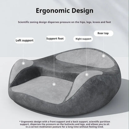 Large Floor Cushion for Women – Comfortable Meditation & Yoga Seat Pillow for Adults