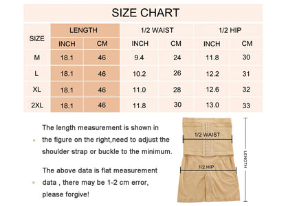 Women's Shapewear Tummy Control Shorts – High-Waisted Body Shaper Fajas with Hook Butt Lifter Slimming Underwear