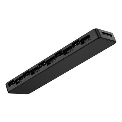 TEUCER LP-10 ARGB/PWM Fan Hub - 2-in-1 PC Fan Controller & ARGB Lighting Adapter