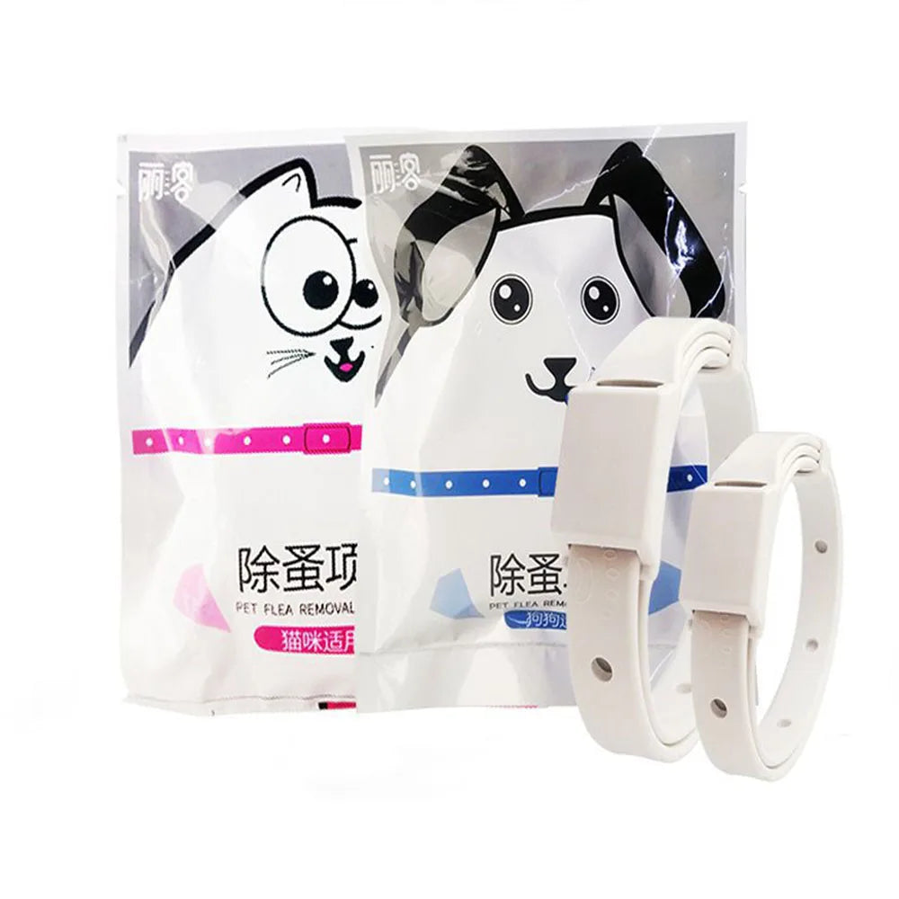 Adjustable Anti Flea Tick Collar for Cat and Small Dog - 8-Month Antiparasitic Protection, Breakaway Puppy Kitten Collar - Essential Pet Accessories