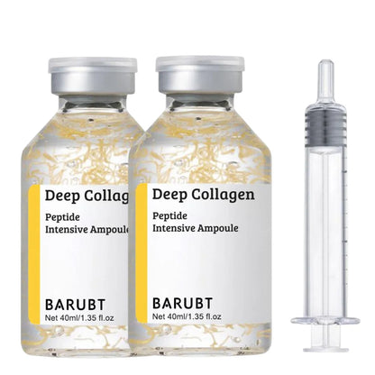 Silk Collagen Peptide Face Serum - Anti-Wrinkle Firming & Revitalizing Skin Care Cream 40ml