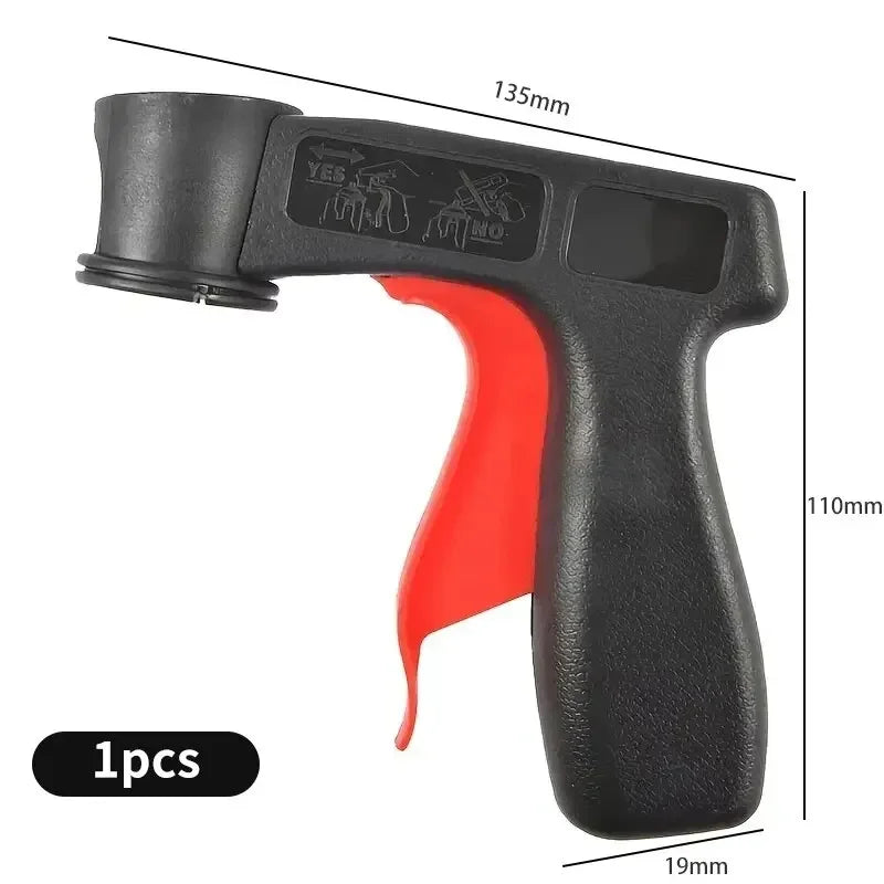 Portable Plastic Spray Paint Handle – Universal Reusable Hand Spray Gun for Car Color Changing & Film Pasting