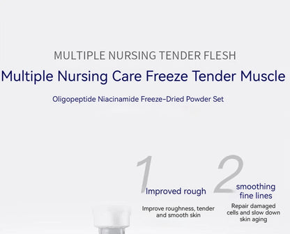 Sheep Placenta Freeze-Dried Powder Set – Anti-Aging, Pore-Refining & Deep Moisturizing Skin Essence