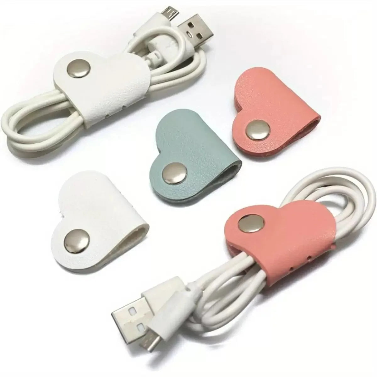10/5/1PCS Cable Protectors & Clips – Travel Data Cord Organizer, Earphone & Charging Cable Storage Buckle, Decorative Cord Accessories