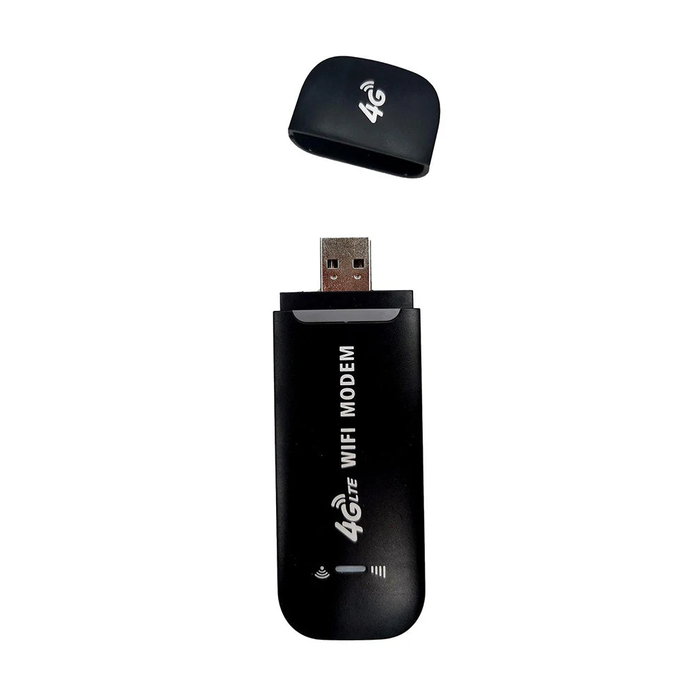 4G LTE USB Modem Dongle — 150Mbps Wireless WiFi Mobile Router with SIM Card Slot for Home & Office Pocket Hotspot