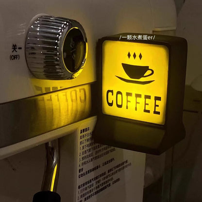 Magnetic Fridge Stickers – Coffee Shop 711 Luminous Light Box, Creative Convenience Store Decor & Home Ornament
