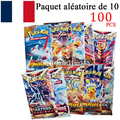 French VMAX V EX GX MEGA Trading Cards - Collectible Battle Trainer Cards and Christmas Gift Set
