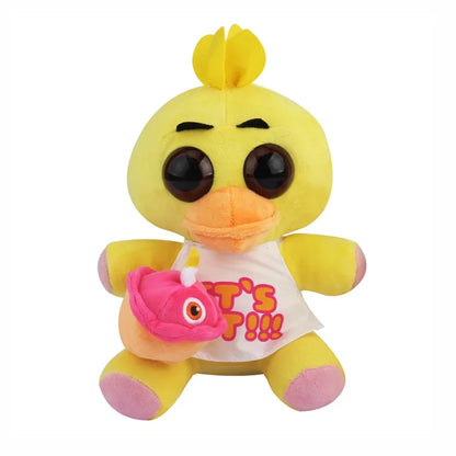 FNAF Freddy’s 18cm Plush Toy – Stuffed Bear & Rabbit Game Plush for Kids Birthday & Christmas Gift