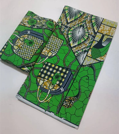 African Real Wax Print Fabric 100% Cotton - Ghana Style Ankara Pagne Nigeria Wax Tissu Soft Printed Fabric
