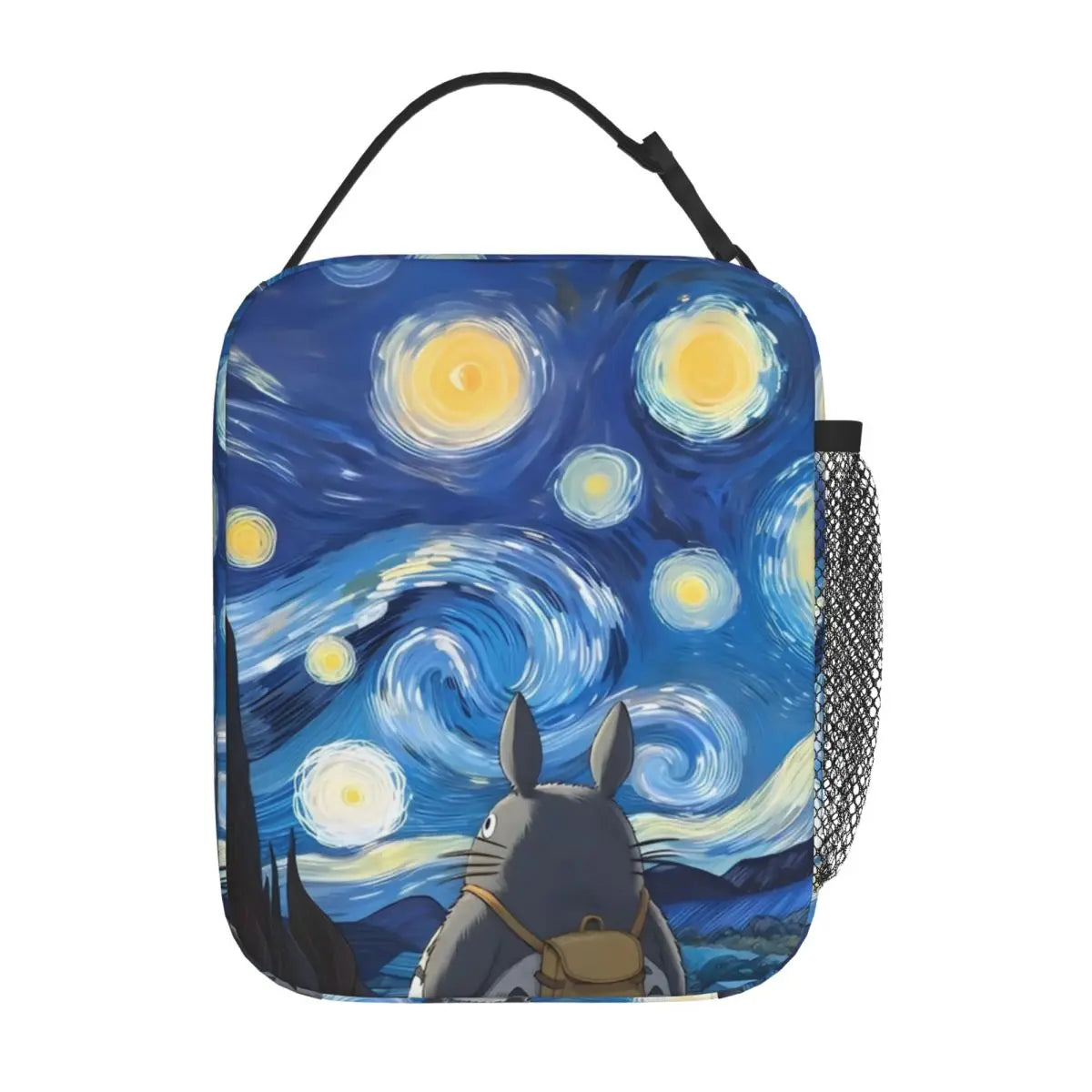 Totoro Miyazaki Anime Insulated Lunch Tote Bag – Portable Thermal Cooler for School & Office