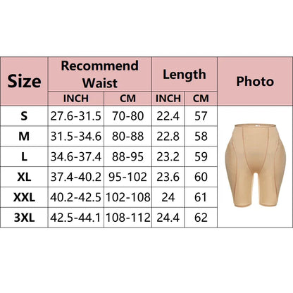 BBL Shapewear Butt Lifter Panties – Women’s Hip Enhancer Push-Up Body Shaper with Padded Design