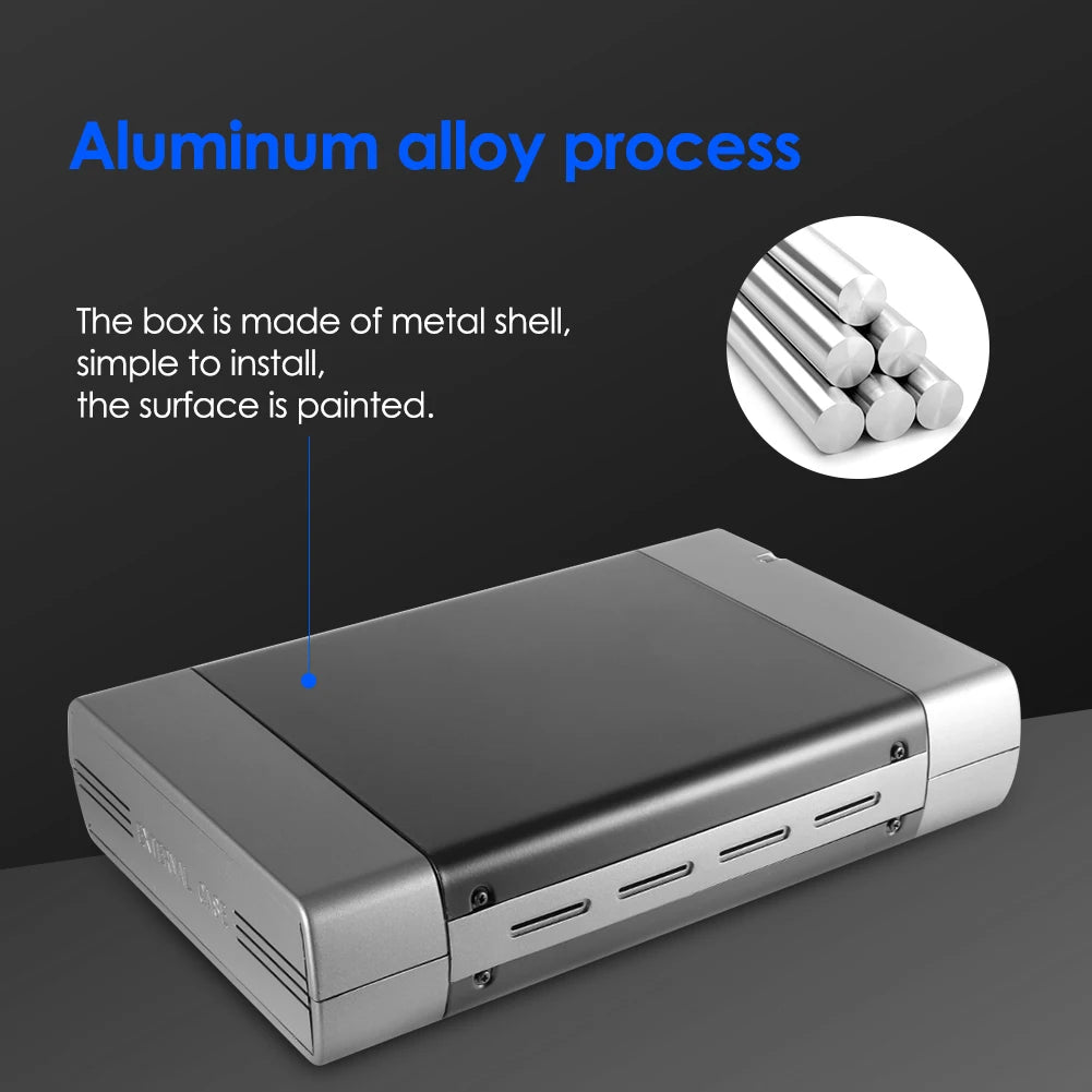 5.25-inch USB 2.0/3.0 SATA External Optical Drive Case – Enclosure Adapter for Windows, Mac & PC
