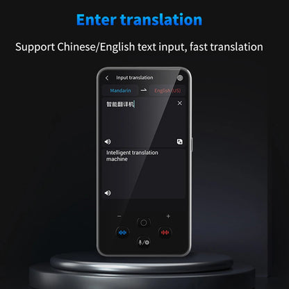 S85 Pro Language Translator Device - 138 Languages, 4-inch Screen, Voice & Video Recording, Offline Translation, 8GB Storage & 2000mAh Battery